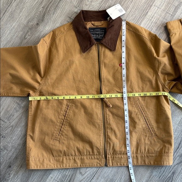 Levi's Cotton Canvas Corduroy Collar Barn Jacket Size Medium NWT - Picture 7 of 10